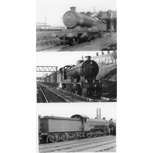 39 - Railway. B.R. Steam. A box of Approx. 750, black and white, postcard size prints. The prints are sli...