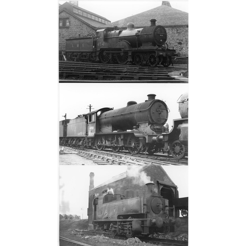 40 - Railway. B.R. Steam. A box of Approx. 700, black and white, postcard size prints. The prints are sli... 