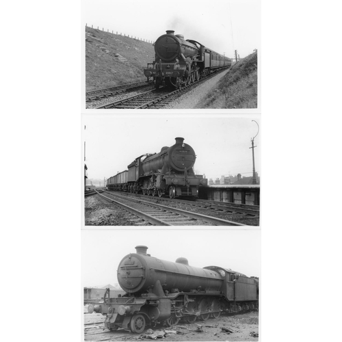 40 - Railway. B.R. Steam. A box of Approx. 700, black and white, postcard size prints. The prints are sli... 