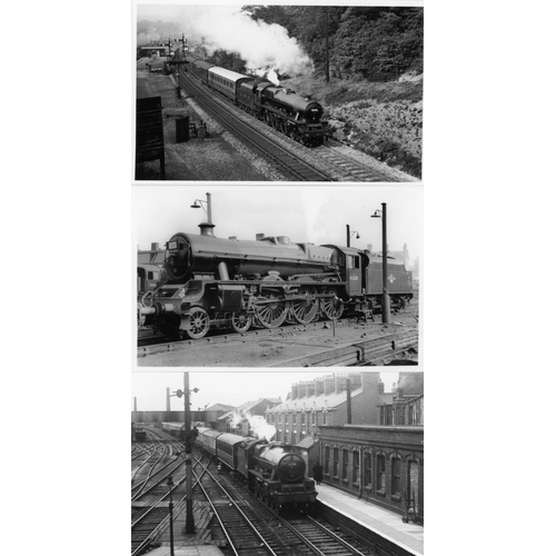 42 - Railway. B.R. Steam. A box of Approx. 750, black and white, postcard size prints. The prints are sli... 