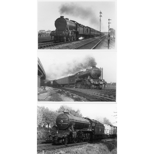 44 - Railway. B.R. Steam. A box of Approx. 750, black and white, postcard size prints. The prints are sli... 