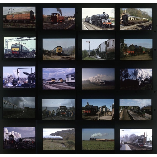 45 - Railway. Heritage Railways. A large assortment of approx. 1000 x 35mm, colour slides, mainly on Fuji...