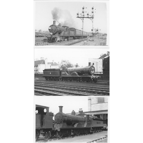 535 - Railway. B.R. Steam. A large box of approx. 1400, black and white, mostly, postcard size prints. The... 