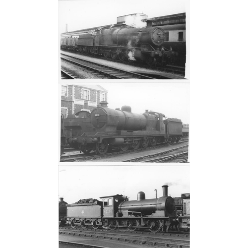 535 - Railway. B.R. Steam. A large box of approx. 1400, black and white, mostly, postcard size prints. The... 