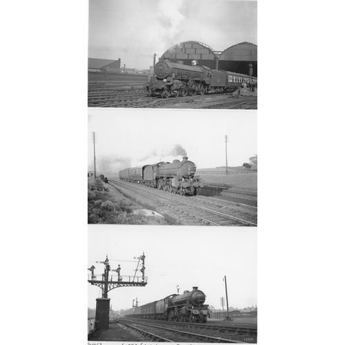 535 - Railway. B.R. Steam. A large box of approx. 1400, black and white, mostly, postcard size prints. The... 