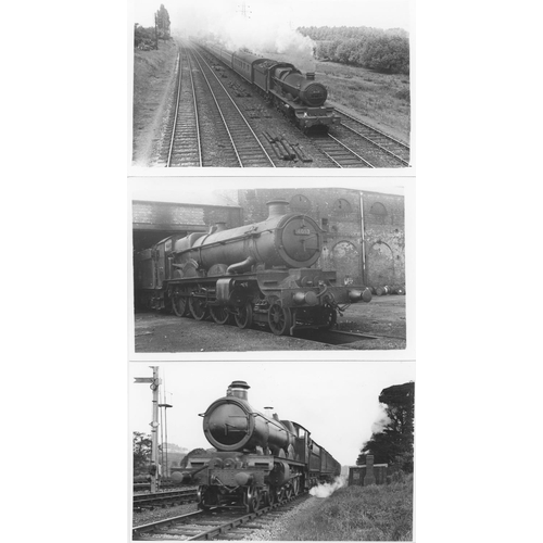 535 - Railway. B.R. Steam. A large box of approx. 1400, black and white, mostly, postcard size prints. The... 