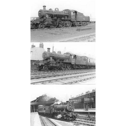 537 - Railway. B.R. Steam. A large box of approx. 1400, black and white, mostly, postcard size prints. The... 