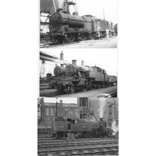 538 - Railway. B.R. Steam with some modern traction. A large box of approx. 1000+, black and white, mostly... 