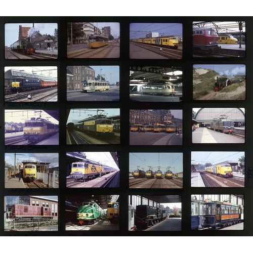 551 - Railway. Overseas Traction. A slide album with approx. 470 x 35mm, colour slides, on mixed film stoc... 