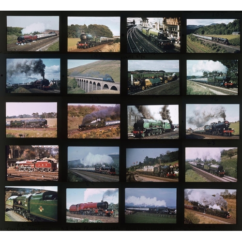 559 - Railway. Preserved Steam. A small assortment of approx. 113 x 35mm, DUPLICATE, colour slides. The sl... 