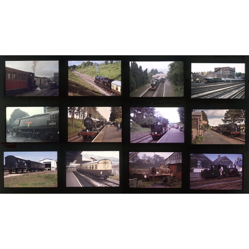 560 - Railway. Preserved Steam. A collection of approx. 275 x 35mm, colour slides, mostly on Fuji film sto... 