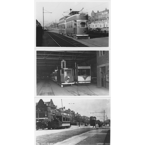 564 - A collection of approx. 200, colour and black and white, postcard size prints. The prints feature a ... 