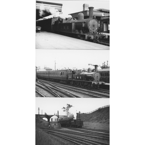 566 - Railway. L.N.W.R. Locomotives-Named and Unnamed. A superb collection of commercial black and white p... 