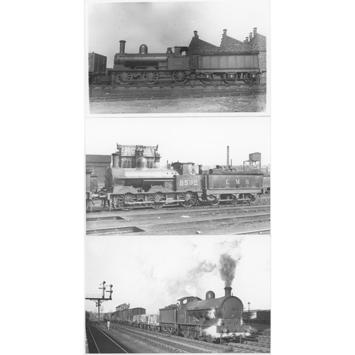 566 - Railway. L.N.W.R. Locomotives-Named and Unnamed. A superb collection of commercial black and white p... 