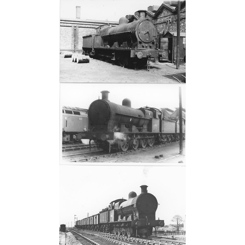 566 - Railway. L.N.W.R. Locomotives-Named and Unnamed. A superb collection of commercial black and white p... 