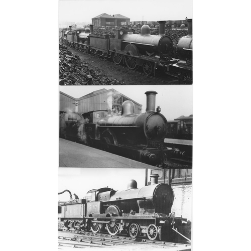 566 - Railway. L.N.W.R. Locomotives-Named and Unnamed. A superb collection of commercial black and white p... 