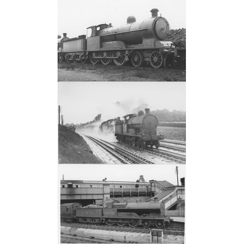 566 - Railway. L.N.W.R. Locomotives-Named and Unnamed. A superb collection of commercial black and white p... 