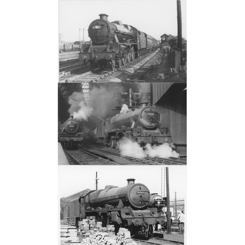 567 - Railway. L.M.S. Locomotives-Named and unnamed. A superb collection of commercial black and white pri... 