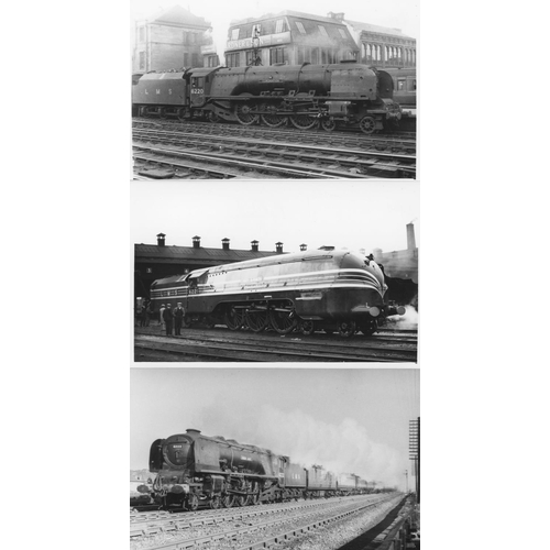 567 - Railway. L.M.S. Locomotives-Named and unnamed. A superb collection of commercial black and white pri... 