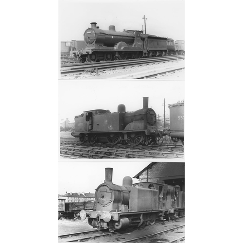 568 - Railway. B.R./L.M.S. and Scottish Locomotives. A superb collection of commercial black and white pri... 