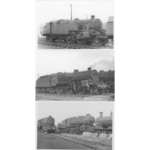 568 - Railway. B.R./L.M.S. and Scottish Locomotives. A superb collection of commercial black and white pri... 