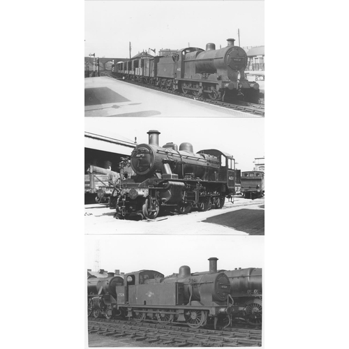 568 - Railway. B.R./L.M.S. and Scottish Locomotives. A superb collection of commercial black and white pri... 