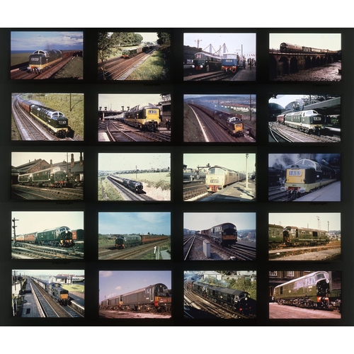 573 - Railway. Modern Traction. A good collection of approx. 540 x 35mm, DUPLICATE, colour slides. The sli... 