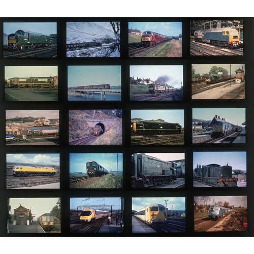 574 - Railway. Modern Traction. A good collection of approx. 434 x 35mm, DUPLICATE, colour slides. The sli... 