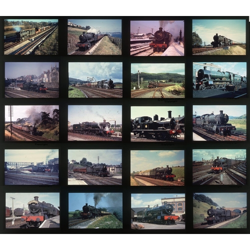 576 - Railway. B.R. Steam. A good collection of approx. 438 x 35mm, DUPLICATE, colour slides. The slides a... 