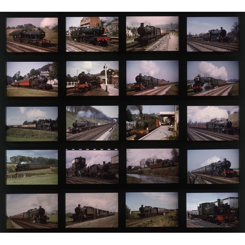 577 - Railway. B.R. Steam. A good collection of approx. 197 x 35mm, DUPLICATE, colour slides. The good qua... 