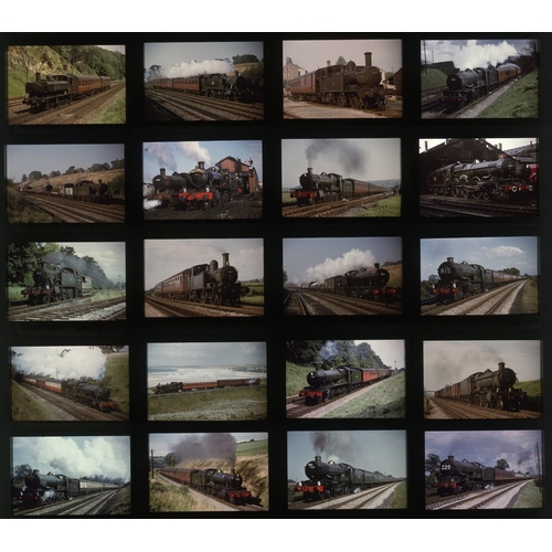 577 - Railway. B.R. Steam. A good collection of approx. 197 x 35mm, DUPLICATE, colour slides. The good qua... 