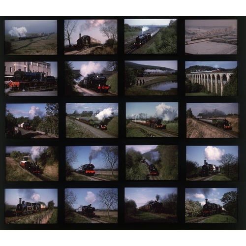 578 - Railway. Preserved Steam. A good collection of approx. 290 x 35mm, DUPLICATE, colour slides. The goo... 