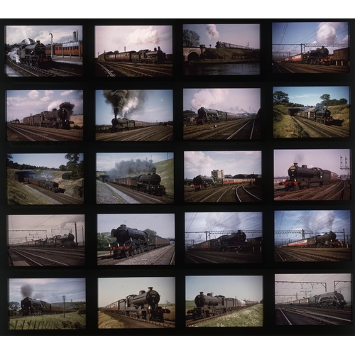 579 - Railway. B.R. Steam. A good collection of approx. 170 x 35mm, DUPLICATE, colour slides. The good qua... 