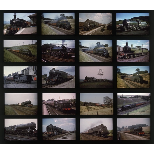 579 - Railway. B.R. Steam. A good collection of approx. 170 x 35mm, DUPLICATE, colour slides. The good qua... 