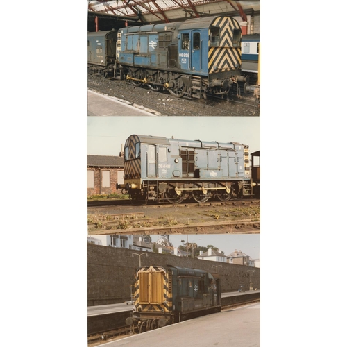 58 - Railway. Modern Traction. An assortment of approx. 250, colour and black and white prints, mainly po... 