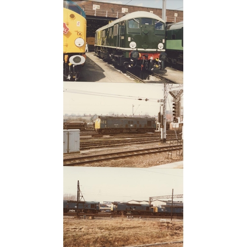 58 - Railway. Modern Traction. An assortment of approx. 250, colour and black and white prints, mainly po... 