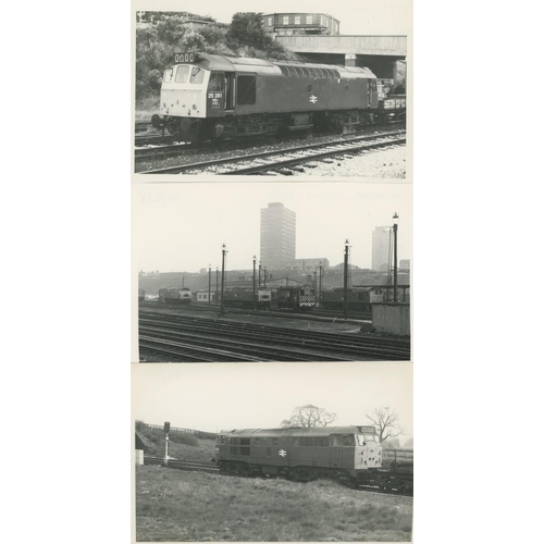 58 - Railway. Modern Traction. An assortment of approx. 250, colour and black and white prints, mainly po... 