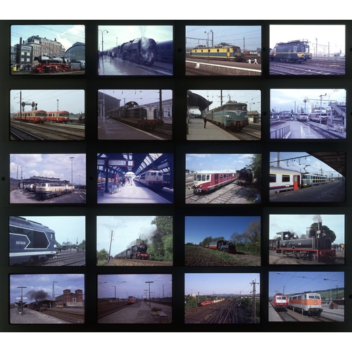 581 - Railway. Overseas Traction - FRANCE, GERMANY. An assortment of approx. 260 x 35mm, colour slides, on... 