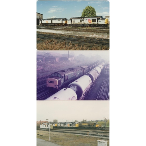 59 - Railway. Modern Traction. An assortment of approx. 215, colour and black and white prints, mainly po...