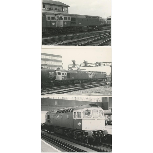 59 - Railway. Modern Traction. An assortment of approx. 215, colour and black and white prints, mainly po...