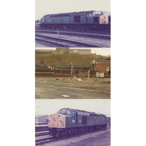 59 - Railway. Modern Traction. An assortment of approx. 215, colour and black and white prints, mainly po...