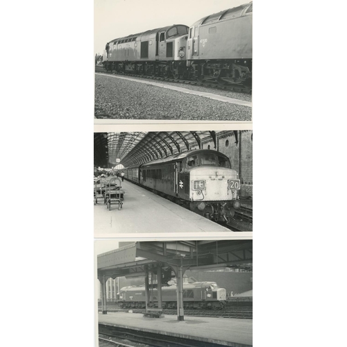 59 - Railway. Modern Traction. An assortment of approx. 215, colour and black and white prints, mainly po...