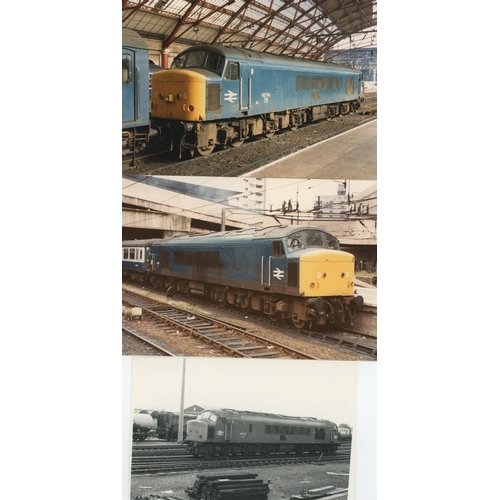 59 - Railway. Modern Traction. An assortment of approx. 215, colour and black and white prints, mainly po...