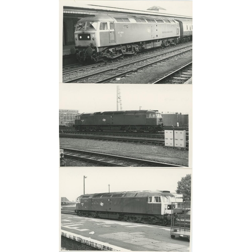 60 - Railway. Modern Traction. An assortment of approx. 265, colour and black and white prints, mainly po...