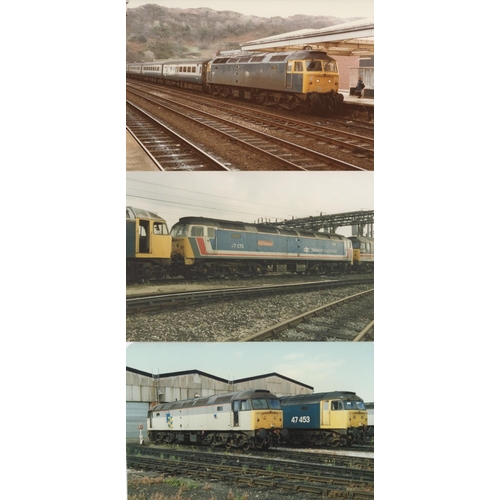 60 - Railway. Modern Traction. An assortment of approx. 265, colour and black and white prints, mainly po...