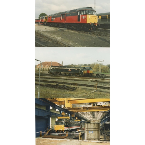 60 - Railway. Modern Traction. An assortment of approx. 265, colour and black and white prints, mainly po...