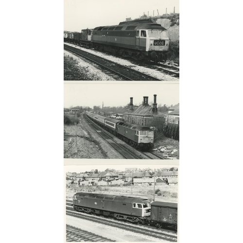 60 - Railway. Modern Traction. An assortment of approx. 265, colour and black and white prints, mainly po...