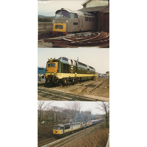 60 - Railway. Modern Traction. An assortment of approx. 265, colour and black and white prints, mainly po...