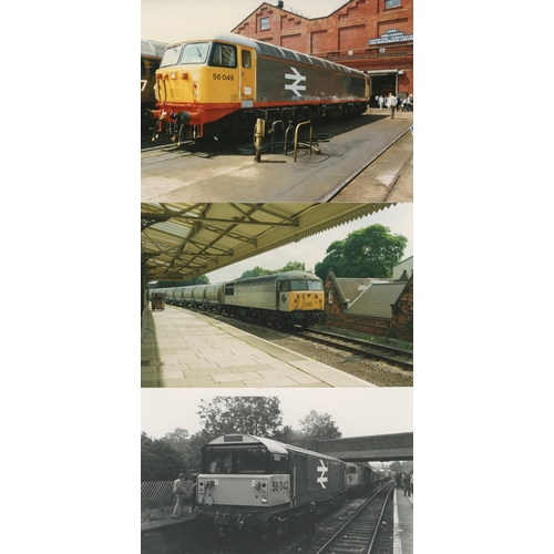 60 - Railway. Modern Traction. An assortment of approx. 265, colour and black and white prints, mainly po...