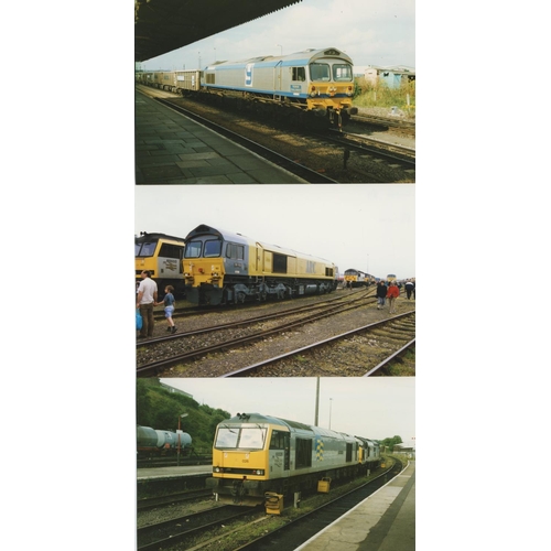 60 - Railway. Modern Traction. An assortment of approx. 265, colour and black and white prints, mainly po...